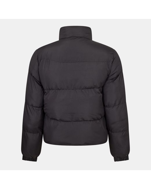 NY Concept Black Sherpa Puffer Jacket for men