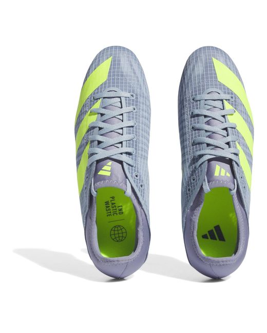 Adidas Blue Sprintstar Track Running Spike for men