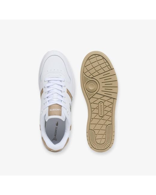 Lacoste White T-Clip Low-Top Trainers for men