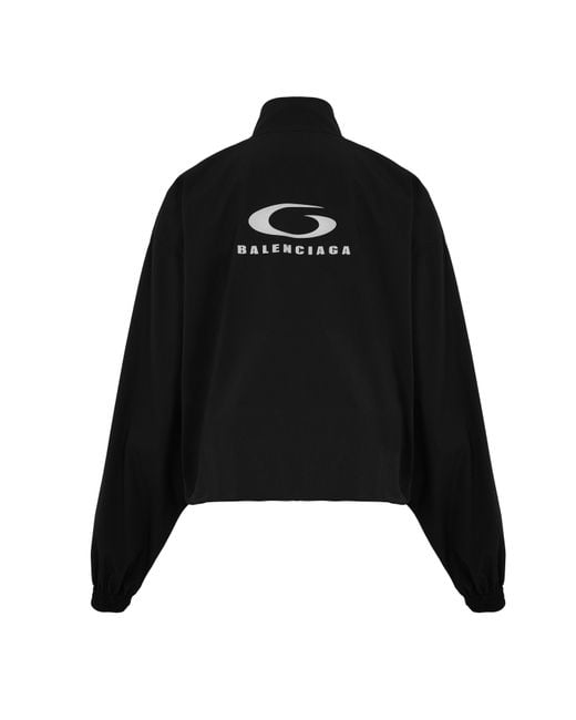 Balenciaga Black Bal Tracksuit Jacket Sn62 for men