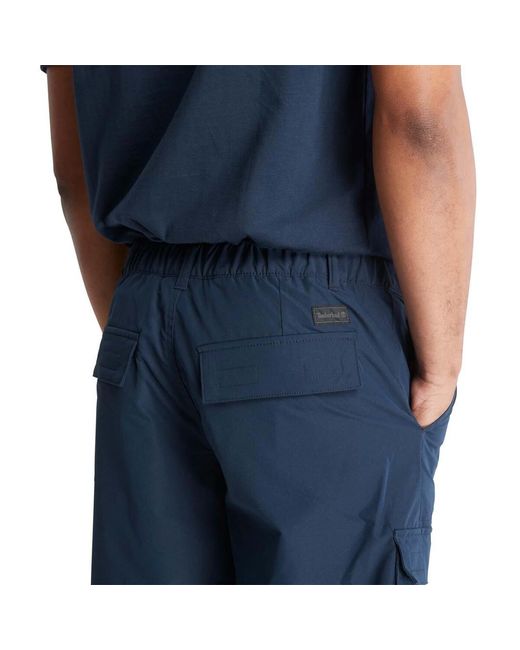 Timberland Blue Durable Water Repellent Cargo Shorts for men