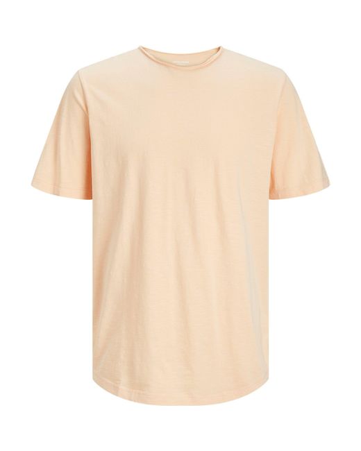 Jack & Jones Natural And Crew Neck Regular Fit T-Shirt for men