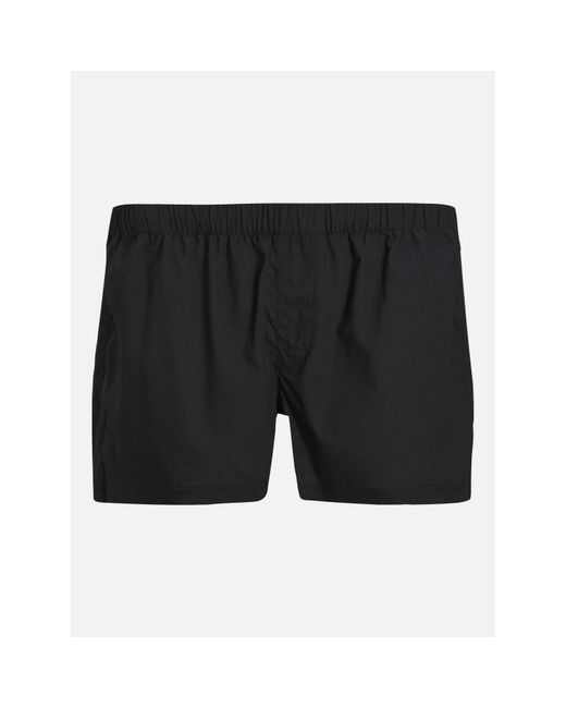 Jack & Jones Black 3-Pack Milano Woven Boxers for men