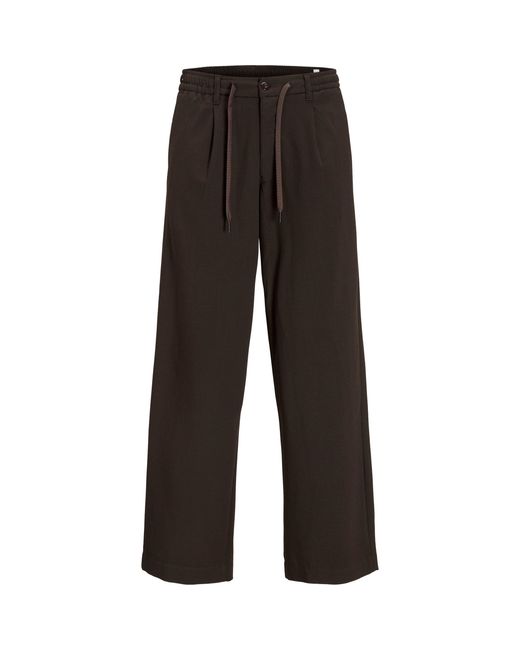 Jack & Jones Black Pleated Trouser for men