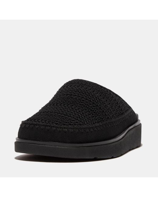 Fitflop Black Gen-Ff Crochet Mules
