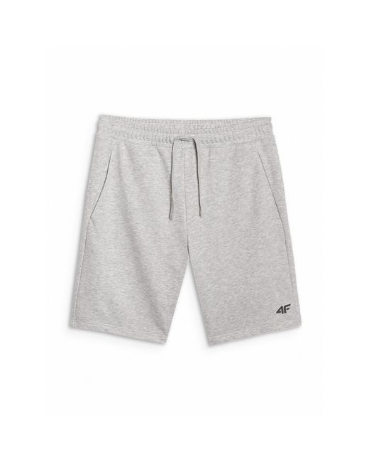 4F Gray Fleece Short for men