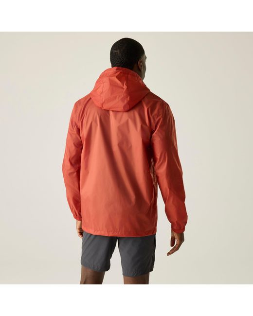 Regatta Red Pack It Iii Waterproof Jacket for men