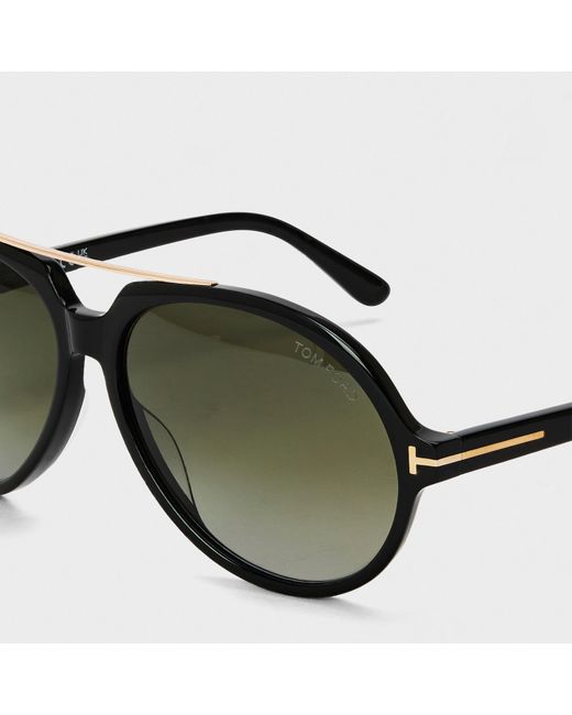 Tom Ford Green Uv Protection Aviator Sunglasses for men
