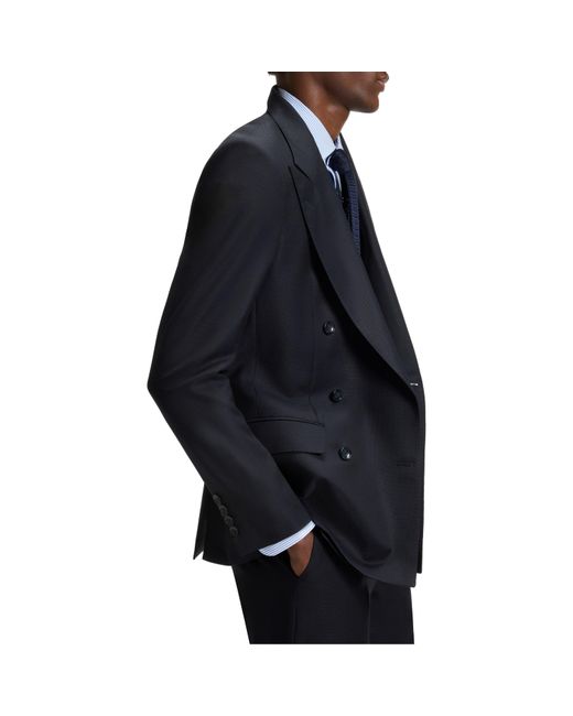 Boss Black Double Breasted Slim-Fit Suit for men