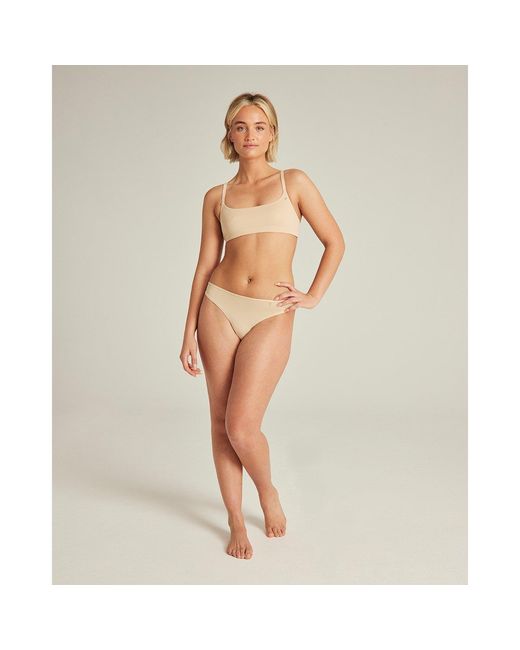 Nudea Multicolor Scoop Neck Bralette Second Skin Stretch