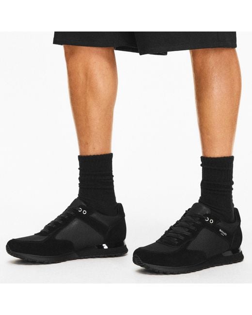 Mallet Black Lux 1.0 Low-Top Trainers for men