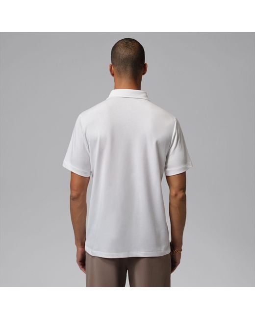 Nike White Jordan Golf Polo Sn71 for men