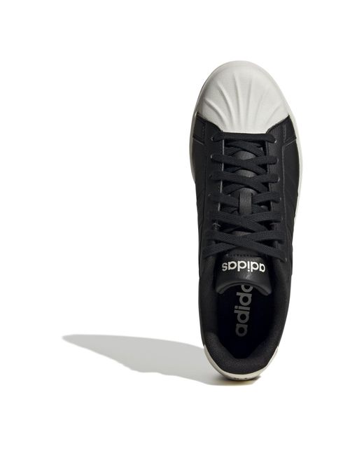 Adidas Black Street Talk Low-Top Trainers for men
