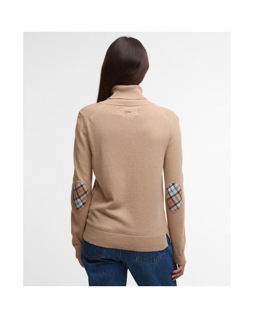 Barbour Natural Pendle Roll-Neck Jumper