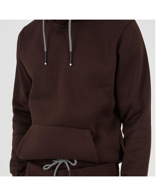 Brave Soul Brown Hoodie And Matching Joggers Set for men