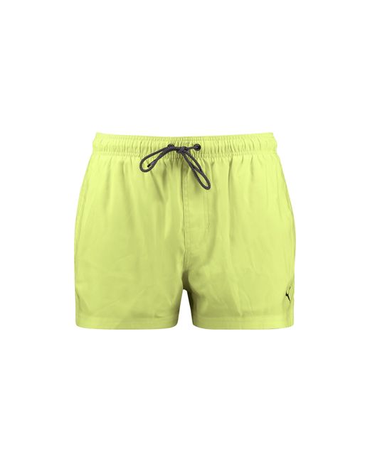 PUMA Yellow Logo Shorts for men