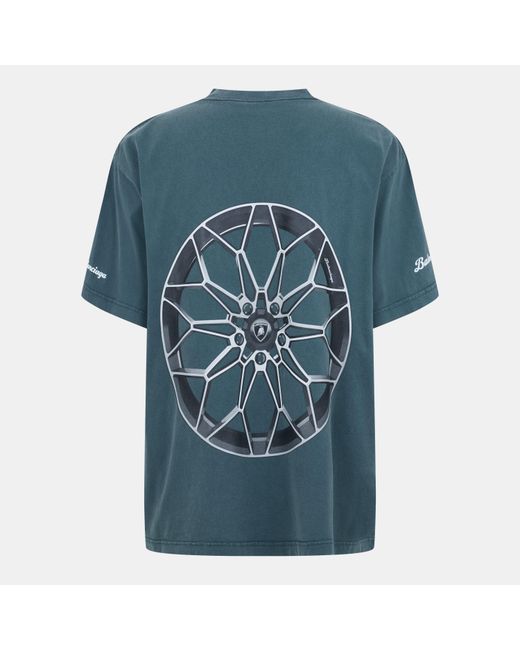 Balenciaga Green Lamborghini Oversized T-Shirt for men
