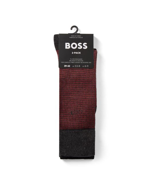 Boss Red 2P Houndstooth Mc 10257408 01 for men