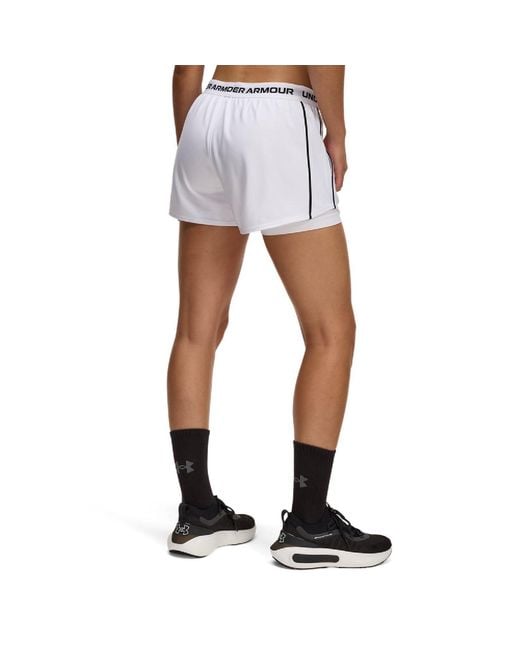 Under Armour Blue Tech Play Up 2-In-1 Shorts