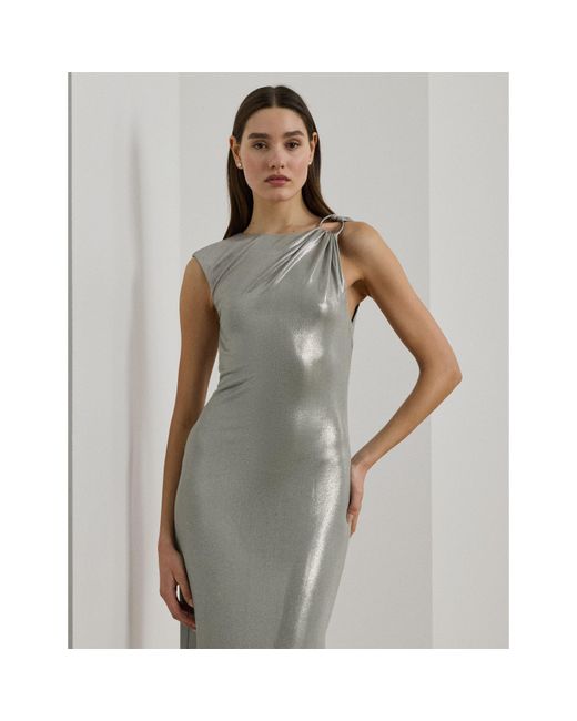 Ralph Lauren Gray Keilly Ball Gown