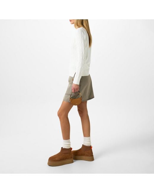 Ugg Brown Platform Snug Boots