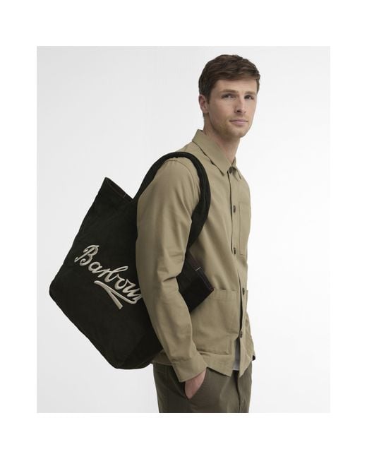 Barbour Black B.Li Carrick Cord Tot 64