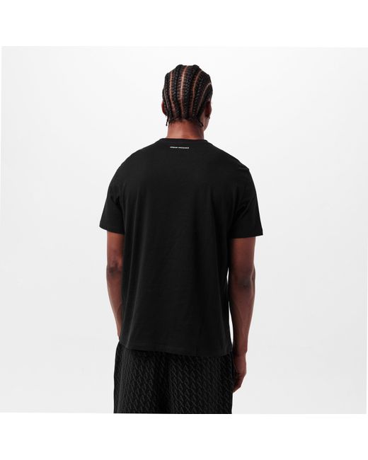 ARMANI EXCHANGE Black T-Shirt for men