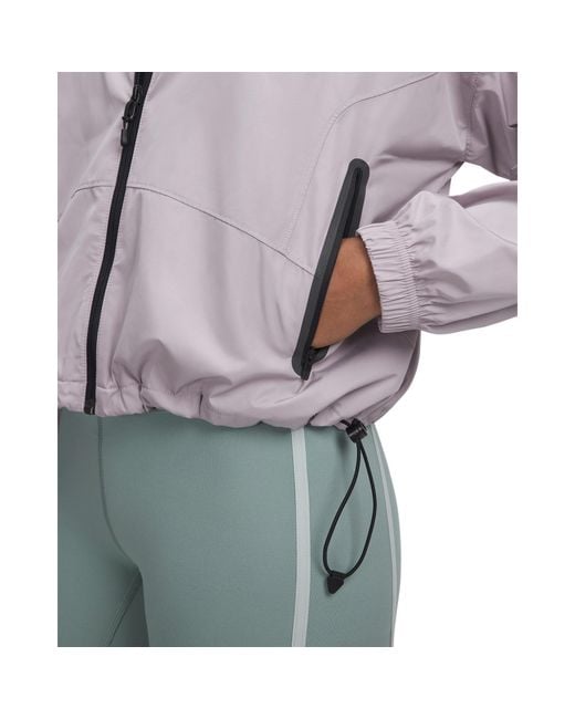 Under Armour Purple Woven Sheen Performance Training Jacket