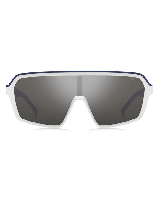 HUGO Black Round Sunglasses for men