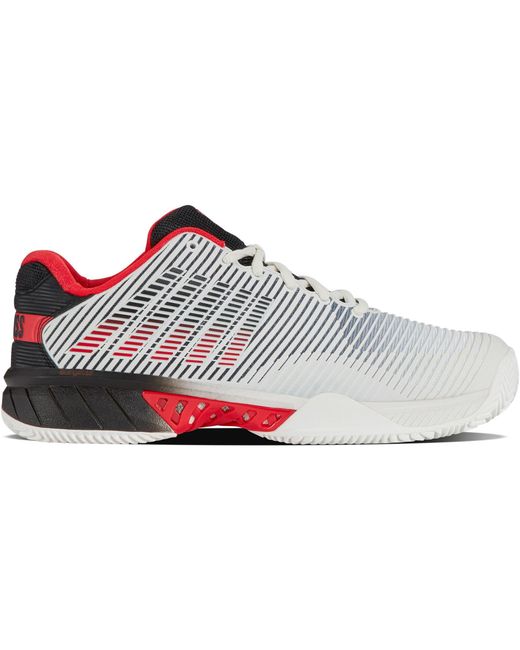 K-swiss Gray Hypercourt Express 2 Hard Court Lace Up Tennis Shoes for men