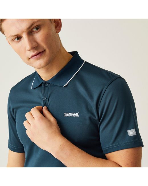 Regatta Blue Maverick V Quick Dry T-Shirt for men