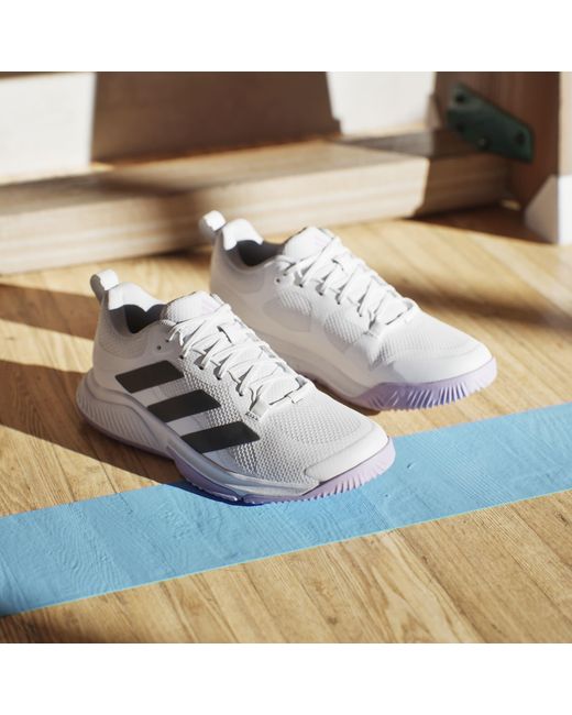 Adidas White Court Team Indoor Netball Shoes