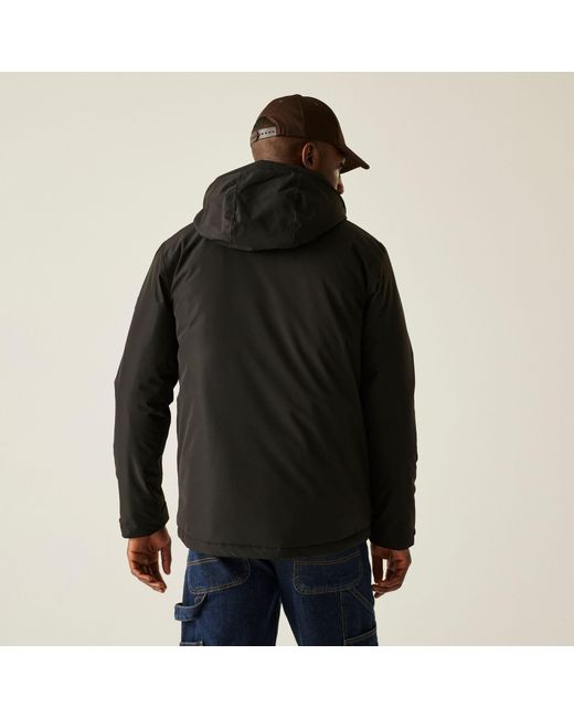 Regatta Black Sterlings Waterproof Insulated Jacket for men