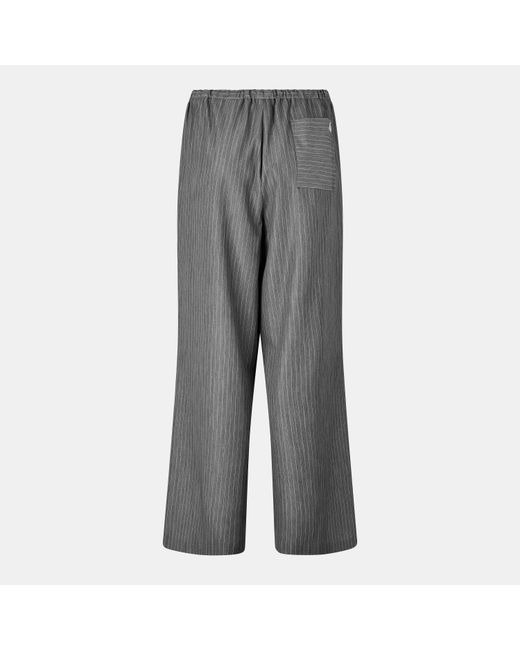 Jack Wills Gray Pinstripe Tailored Trousers