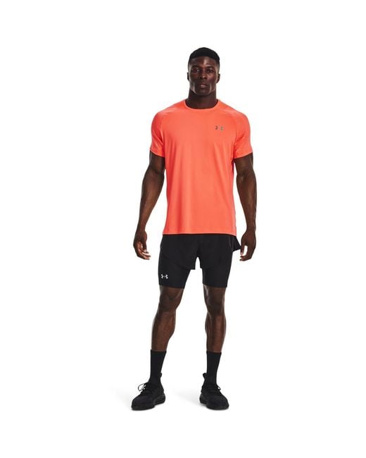 Under Armour Blue Rush Smartform Performance Gym Shorts for men