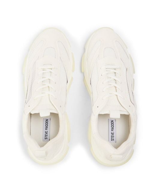 Steve Madden White Possess Low-Top Trainers for men
