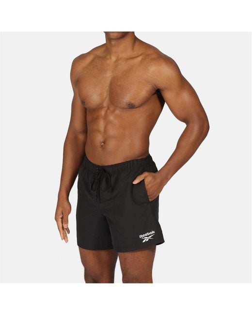 Reebok Black Swim Shorts Yale for men