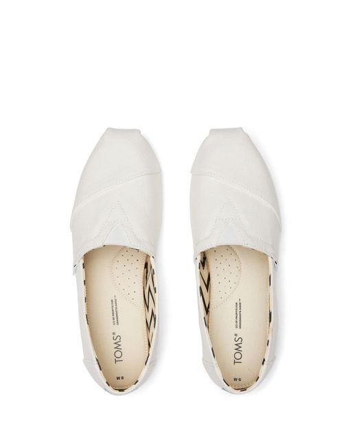 TOMS White Alpargata Shoes