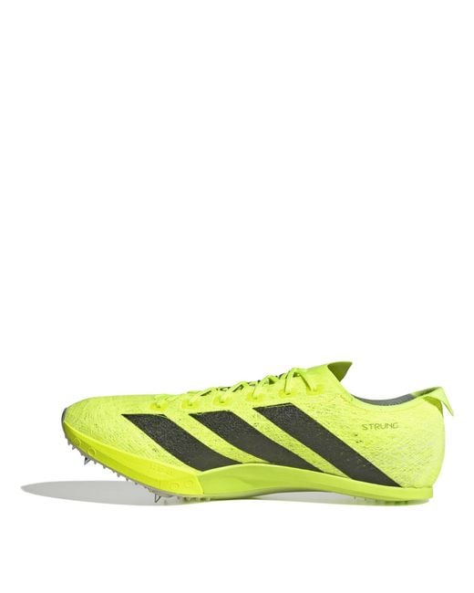 Adidas Yellow Adizero Track Running Spikes Adults
