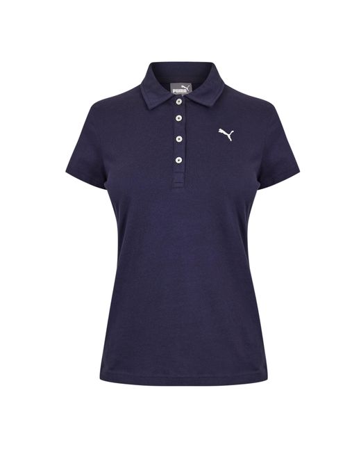 PUMA Blue (19) Bt 445_ Ss Jersey Polo