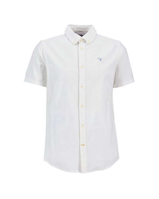Barbour White Oxtown Shirt for men