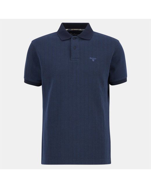 Barbour Blue B.Li Harworth Short Sleeve Polo Shirt for men