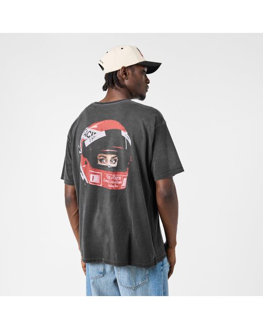 Duke & Dexter Black Oversized T-Shirt for men