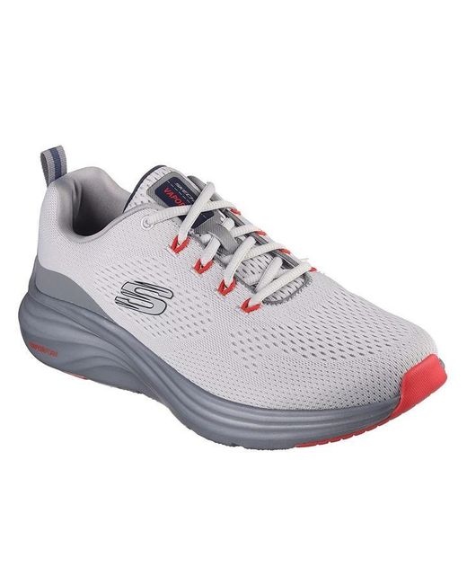 Skechers Gray Engineered Mesh Lace-up Lace Up Sne Runners for men