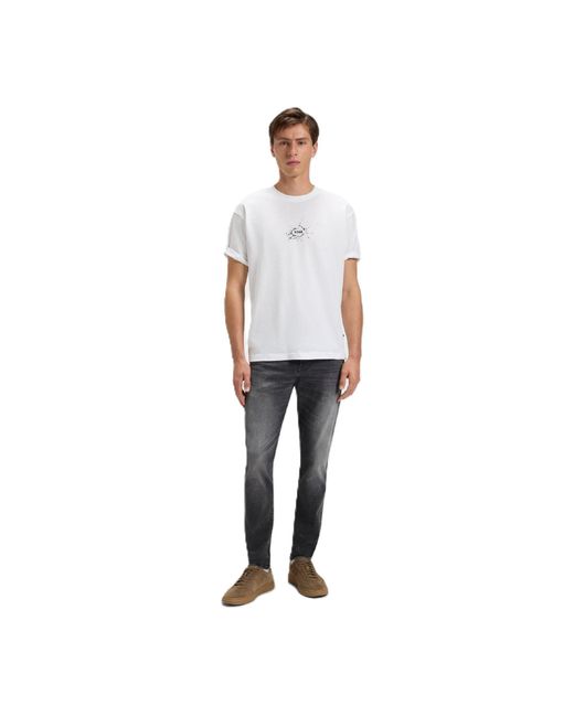 Boss White Te Voyage Short Sleeve Polo Shirt for men