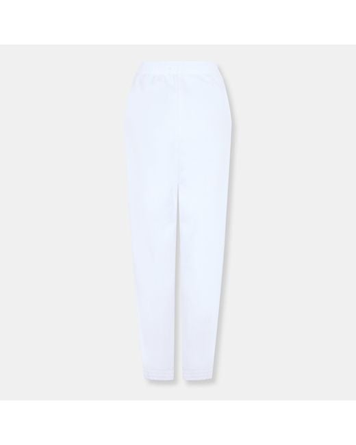Brave Soul White Wide Leg Jogging Bottom