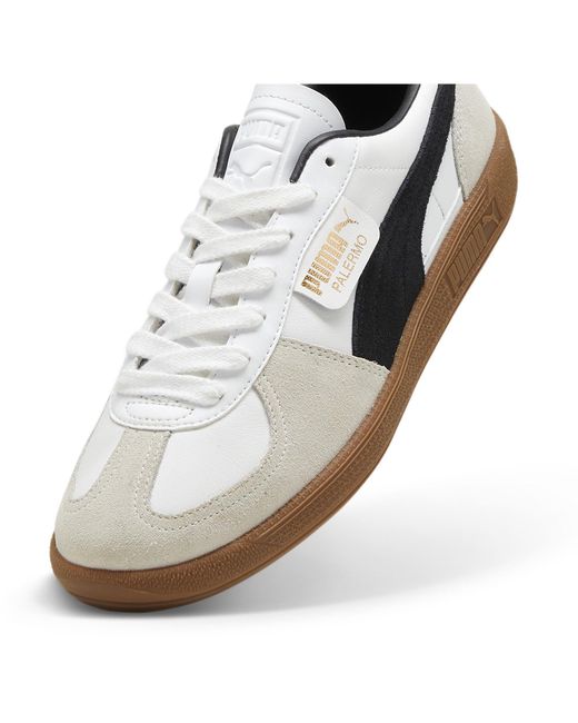 PUMA White Palermo Trainers