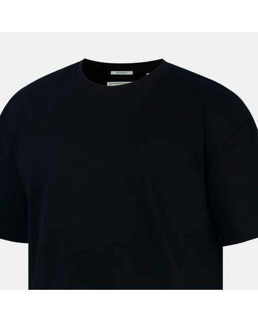 Jack Wills Black Jw Boxy Tee Cotton Short Sleeve Fit T-Shirt for men