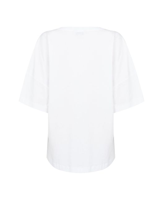 French Connection White Tally Oversized T Shirt