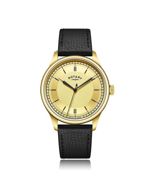 Rotary Metallic Traditional Dress Analogue Quartz Watch for men